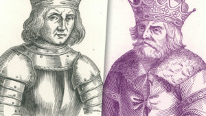 Siemomysł and His Father Lestek. A 19th-Century Depiction